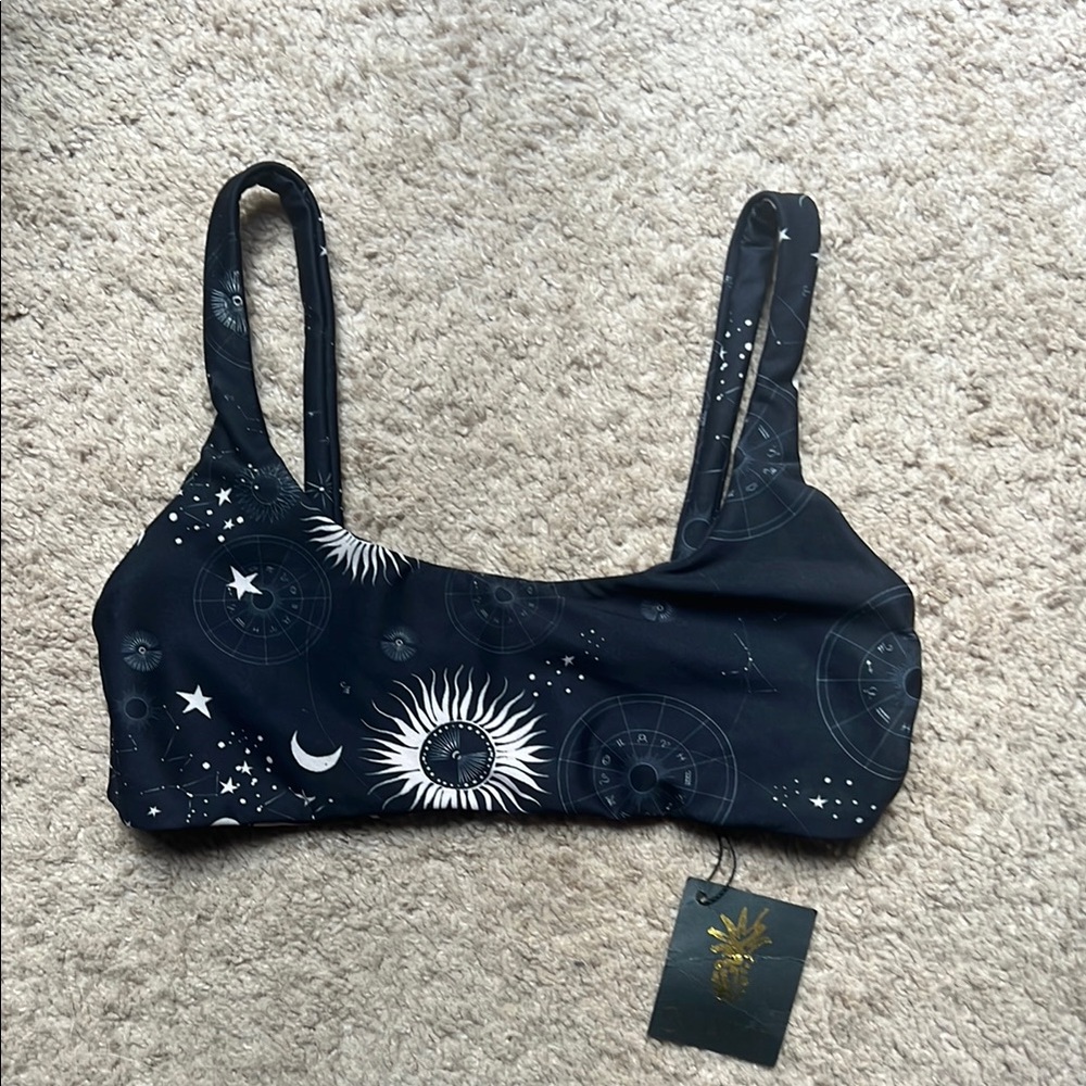 Skatie Black Nola (Celestial) Mya Swim Top